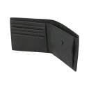 Calvin Klein Foil Emboss Billfold W/ Coin Black ONE SIZE