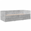  Dagseng med skuffer betonggrå 100x200 cm konstruert tre 8721102624674