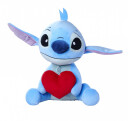 Disney Stitch Kosebamse med Hjerte 50 cm