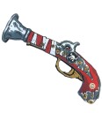Liontouch Kostymer Pirate Gun Rød Striper Liontouch OneSize Kostymer 22800LT-NC