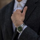 Daniel Wellington DW Klokke Iconic Link Emerald 40mm Sølv