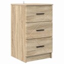  Nattbordskap Sonoma eik 38 x 38 x 66 cm Konstruert tre