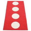 Pappelina Vera matte 70x150 cm red / vanilla