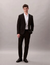 Calvin Klein Italian Wool Blend Slim Trouser - Black - 52