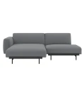 Muuto In Situ 2 seters modulsofa Config 6 Ocean80/Svart