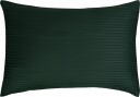 Borg Living Putetrekk - 70x100 cm - 100% Bomullssateng - Stripet grønn