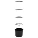 vidaXL Tomatpotte antrasitt Ø39x150 cm polypropylen