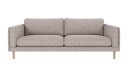 Rowico Home Braden 3 seters sofa Grå Max 180 Hvitpigmentert eikben