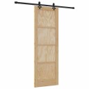 vidaXL Skydør med Utstyr Sett 73.5x211 cm Solid Furu