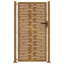 vidaXL Hageport 105x180 cm cortenstål firkantet design