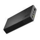 Green Cell 20000 mAh Powerbank med Hurtiglading Svart