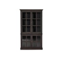Seethrough vitrineskap mountain wenge