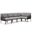 Nardi Komodo 5 hjørnesofa Anthracite   Grigio
