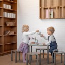 By Klipklap Stacking Table Taupe Beige One Size