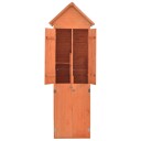 vidaXL Hageskjul 71x60x213 cm tre