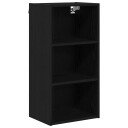  Hengende skap Riga Svart Eik 40 x 29,5 x 80 cm Konstruert tre