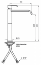 Tapwell Vic081 Servantbatteri Bronze