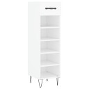  Skohylle hvit 30x35x105 cm konstruert tre