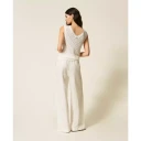 Twinset Dame Bukser Hvit M,