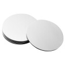 Dorre Glassunderlag 6 pakning børstet aluminium diameter 9,2 cm 1714368-01-0 1714387-01-0
