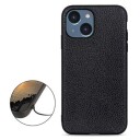 Elegant iPhone 14 Plus Lær Deksel Svart