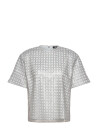 ROTATE Birger Christensen Beaded Oversized Top - Silver - 38