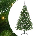  Juletre med 300 LED med stativ grønn 210 cm PE