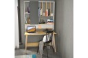 Andifli Skrivebord 60x196,6x120 cm med oppbevaring   Hvit