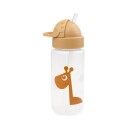 Done By Deer Raffi Mustard Drikkeflaske med Sugerør 350 ml