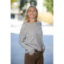 SELECTED FEMME Lulu LS Knit O-Neck Light Grey Melange XS