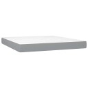  Seng med madrass voksbrun 140x200 cm heltre furu 8721102668340