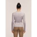 Casall Sublime Studio Longsleeve Wrap   Grey   S