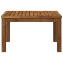vidaXL Kaffebord Naturlig 50 x 60,5 x 36 cm Solid akasietre