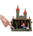 Super Mario  2.5" Deluxe Wonder Bowser Jr. Castle Battle Playset