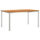  Ute spisebord Brun 150 x 90 x 75 cm Heltre teak