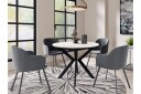 Ferrer Spisebord 138 cm - Svart/Hvit