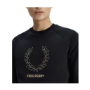 Fred Perry Herre Gensere & Hettegensere Svart S,