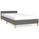  Sengeramme uten madrass mørkegrå 90x190 cm Single stoff