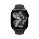 Apple Watch Series 11 GPS 46mm Jet Black Aluminium Case with Black Sport Band S/M