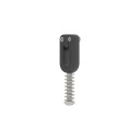 Hipshot 4GSM-RVST-B750 Guitar Saddle Modern Stainless Steel Short Black