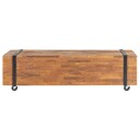 vidaXL TV-benk 110x30x32,5 cm heltre teak