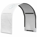 Vidaxl Sengtunnel For Barneseng 2 Stk. Hvit Polyester