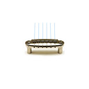 Graph Tech Ghost Pn-8593-Bn - Loaded Resomax Nw1, Wraparound - Svart Nickel