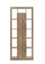 Vitrineskap Mowbray 42x95x217 cm   Brun