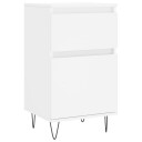 vidaXL Skjenk hvit 40x35x70 cm konstruert tre