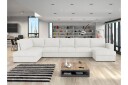 Taberk Sofa med Sjeselong og Divan 5 seter   Hvit