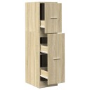  Apotekskap sonoma eik 30x41x118 cm konstruert tre 8721158399601