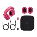 Logitech G Pro X 2 Lightspeed trådløst gaming headset (rosa)