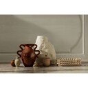 ferm LIVING Ceramic flettet kurv oval 15 x 30 cm Cashmere