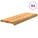  4 Stk Lysebrun 70x25x2cm Heltre Eik